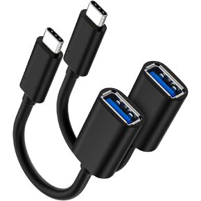 USB C to USB Adapter 5 Pack, USB Type C Male to USB Female OTG Cable, Adapter for iPhone 15 Pro Max iPad MacBook Pro/Air 2023 2022 M1 M2 Galaxy S23 S22 Note 10