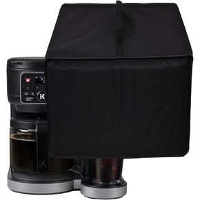 Dust Cover for Keurig K-Duo Carafe Coffee Maker Heavy Duty Protective Coffee Machine Cover Compatible with Keurig K-Duo Hot & Iced Single Serve & Carafe Coffee Maker Gen 2 (Black)