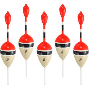 PATIKIL Fishing Slip Bobber Float, Balsa Slide Floats Fishing Cork for Crappie Panfish Trout Bass