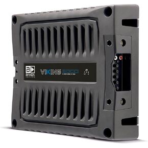 Banda 1-Channel Vehicle Audio Bass Amplifier - High-Powered Mono Bass Amplifier w/Subsonic Filter and Low Pass Filter Stable at 1 ohm, LED Indicators, Sound Specialization - BANDA VIKING8001
