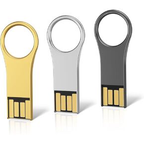 RAOYI USB Stick 128GB USB 3.0 Flash Drive with Lanyard,128G Mini Fit Memory Stick Ultra Slim Thumb Drive Zip Drive for PC Desktop-Black