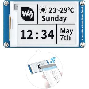 waveshare 2.7inch Passive-Powered E-Paper Module, Novel Passive NFC Technology, No Battery Required, No More Battery Life Trouble, Black and White Display Colors