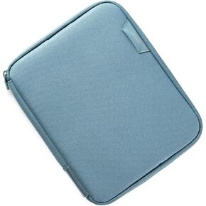 Folio Tech Pouch 2L Personal, Family, Work Travel Organizer for Electronic Essentials, Cables Chargers & Tech Accessories, with Label Identification, Medium in Arctic Blue