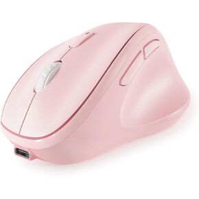 Ergonomic Wireless Mouse 2024 New, Updated Smaller Ergo Mouse with USB Receiver for PC Computer, Laptop and Desktop, Vertical Mouse with Silent Clicks Long Battery Life Up to 1600 DPI, Green