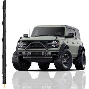 VOFONO 13 Inch Antenna for Ford Bronco 2021-2024, New Spiral Flex Rubber Bronco Short Antenna Replacement Ford Bronco Accessories