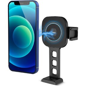 ULANZI Magnetic iPhone Tripod Mount ST-28, Magnet Phone Holder Adapter Tripod Attachment Compatible with MagSafe Only for iPhone 12 13 14 15 16 Series