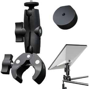 Starlink Mini Mount, Adjustable Clamp Mount for RV Ladders, Guardrails and Roof Rack, Universally Adjustable Angle Clamp Mount, Starlink Mini Accessories, Compatible with Original Pipe Adapter