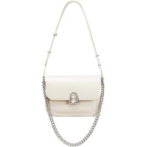 LA FESTIN Leather Shoulder Bag for Women with 2 Adjustable Straps - Satchel Purses, Designer Handbags, Summer Trendy Handbag
