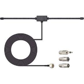 Bingfu FM Radio Dipole Antenna for Stereo Receiver Indoor Pioneer Onkyo Yamaha Marantz Bose Wave Music System FM Radio Home Stereo Receiver AV Audio Video Home Theater Receiver