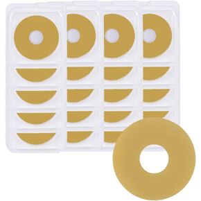 20Pcs Ostomy Barrier Rings, Moldable Ostomy Rings, Hydrocolloid Skin Extender Rings for Colostomy Bags,Sting-Free Ostomy Supplies in Kuwait