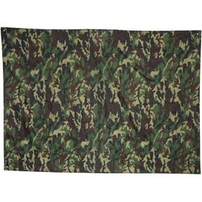 Camouflage Tent Tarp, Portable Rainproof Tent Tarp Camping Tent Tarp Shelter Lightweight Camping Stool for for Outdoor Hiking Hunting(2x1.5m)