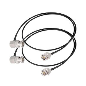 Yuslao SDI Cable 4FT 3G HD SDI Video BNC to BNC Cable 75 Ohm RG179 Coaxial Cable for 4K 1080P 3G HD SDI Camera Monitor Video Recorder SDI to HDMI Converter Splitter Switcher（Straight,2Pcs）