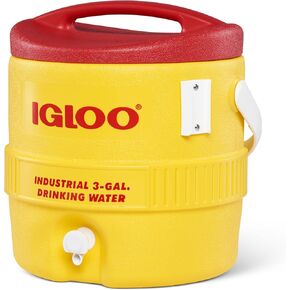 Igloo 00431 Gravity_Beverage_Dispenser, 3 Gallon, Red/Yellow