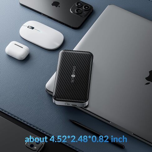 External Hard Drive, External SSD 1T, Portable Hard Drive 10Gbps | 1030MB/s, USB C Hard Drive for Storage and Backup, High-End Solid State External Hard Drive for Mac, Xbox [LP10-1T] in Kuwait