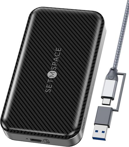 External Hard Drive, External SSD 1T, Portable Hard Drive 10Gbps | 1030MB/s, USB C Hard Drive for Storage and Backup, High-End Solid State External Hard Drive for Mac, Xbox [LP10-1T] in Saudi Arabia