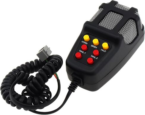 سيارة صفارة الإنذار القرن مع هيئة التصنيع العسكري نظام مكبر الصوت PA 100W 12V 7 لهجة بصوت عال إنذار سيارة الشرطة القرن سيارة الشرطة صفارة الإنذار القرن نظام مكبر الصوت مكبر للصوت في حالات الطوارئ إنذار القرن in Kuwait