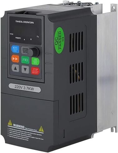 ATO VFD 220V Input 220V 3 Phase Output, Single Phase 220V/230V Input to Three Phase 0~220V/230V Output VFD Variable Frequency Drive, for 3-Phase AC Motor Speed Controls(1/2 hp 0.4 kW 3A) in Kuwait