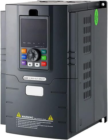 ATO VFD 220V Input 220V 3 Phase Output, Single Phase 220V/230V Input to Three Phase 0~220V/230V Output VFD Variable Frequency Drive, for 3-Phase AC Motor Speed Controls(1/2 hp 0.4 kW 3A) in Kuwait