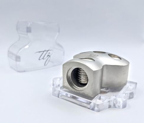Car Power Distribution Block Splitter for Multiple Power/Ground Options; 2 Styles – 2 Way (1/0 GA to 2X 1/0 GA or 4 GA); 3 Way (1/0 GA to 3X 4 GA) (3 Way (0GA to 3X 4GA)) in Saudi Arabia