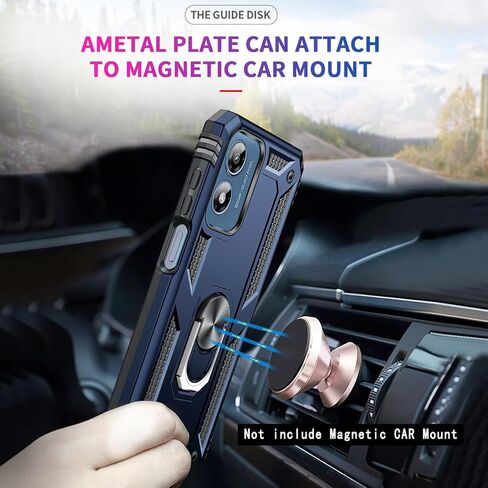 LeYi for Moto G-2025 Case/Moto G 2026 Phone Case: Heavy Duty Shockproof | Moto G Play 2026 Case with Screen Protector, Military-Grade Android Cover Funda para Magnetic Motorola G 5G 2026, Black in Kuwait