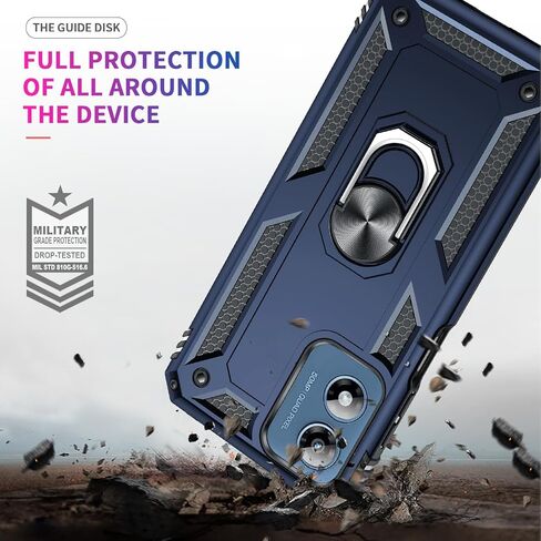 LeYi for Moto G-2025 Case/Moto G 2026 Phone Case: Heavy Duty Shockproof | Moto G Play 2026 Case with Screen Protector, Military-Grade Android Cover Funda para Magnetic Motorola G 5G 2026, Black in Kuwait