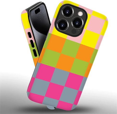 DAIZAG متوافق مع حافظة iPhone 16، لوحة الشطرنج-ماتشا الخضراء للفتيات والنساء، 2 في 1 شديدة التحمل مقاومة للصدمات من البولي كربونات الصلب + حافظة حماية من السيليكون الناعم لهاتف iPhone 16 in Saudi Arabia