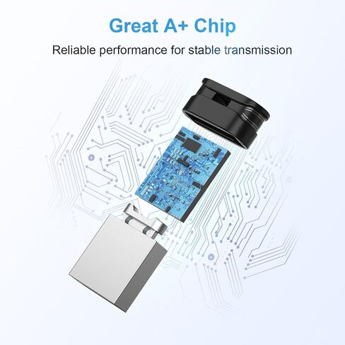 RAOYI USB Stick 128GB USB 3.0 Flash Drive with Lanyard، 128G Mini Fit Memory Stick Ultra Slim Thumb Drive Zip Drive للكمبيوتر المكتبي - أسود in Kuwait