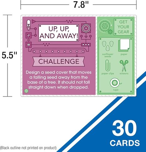Carson Dellosa Stem Challenges Learning Resources, Seasonal, Physical, Life, Earth and Space Science Kits for Kids Ages 8-12, Educational Games and Experiments in Saudi Arabia