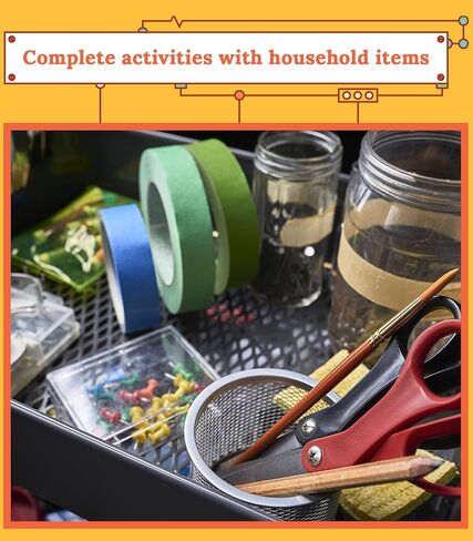 Carson Dellosa Stem Challenges Learning Resources, Seasonal, Physical, Life, Earth and Space Science Kits for Kids Ages 8-12, Educational Games and Experiments in Saudi Arabia