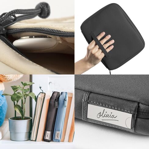 Folio Tech Pouch 2L Personal, Family, Work Travel Organizer for Electronic Essentials, Cables Chargers & Tech Accessories, with Label Identification, Medium in Arctic Blue in Saudi Arabia