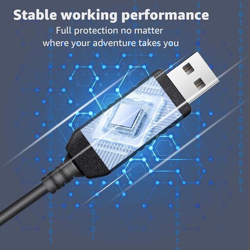 كابل توصيل USB إلى RJ11 بطول 1.64 قدم، كابل كاشف الرادار متوافق مع Escort Uniden Beltronics Radenso XP Cobra Whistler، سلك طاقة بديل لكاشفات الرادار in Kuwait