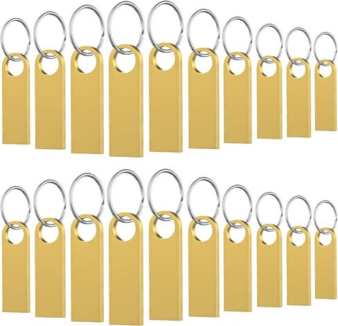 5 Pack 16GB USB Flash Drive with Keychains, Wooolken Sleek Metal USB 2.0 Thumb Drives Memory Stick for PC Laptop Computer in Saudi Arabia