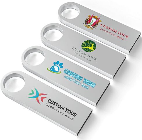 5 Pack 16GB USB Flash Drive with Keychains, Wooolken Sleek Metal USB 2.0 Thumb Drives Memory Stick for PC Laptop Computer in Saudi Arabia