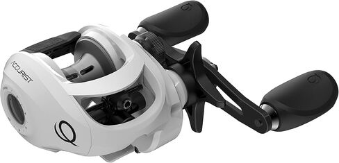 Quantum Accurist Baitcast Fishing Reel, Size 100 Reel, Oversized Non-Slip Handle Knobs and Continuous Anti-Reverse Clutch, One-Piece Aluminum Frame in Saudi Arabia