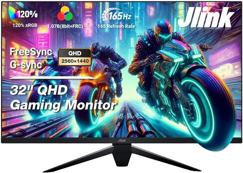 Computer Monitor FHD 32 Inch Monitor, 1920x1080P 60Hz 104% sRGB Display w/HDMI VGA 3.5mm Audio, HDR, VA Screen w/Freesync, Tilt，VESA Mount in Saudi Arabia