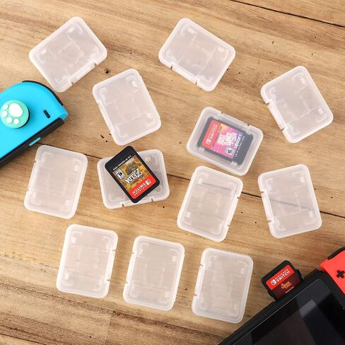 صندوق تخزين بطاقات الألعاب 12 قطعة، متوافق مع علبة تخزين خرطوشة الألعاب المتقدمة من Gameboy صندوق تخزين خرطوشة الألعاب الواقية الشفافة لجهاز Nintendo Gameboy Color GBC GB GBP in Saudi Arabia