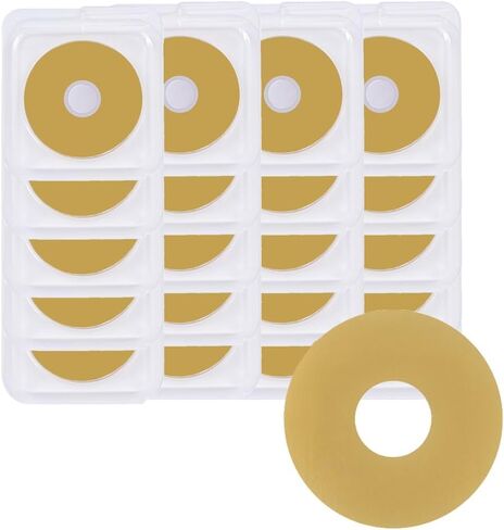 20Pcs Ostomy Barrier Rings, Moldable Ostomy Rings, Hydrocolloid Skin Extender Rings for Colostomy Bags,Sting-Free Ostomy Supplies in Kuwait