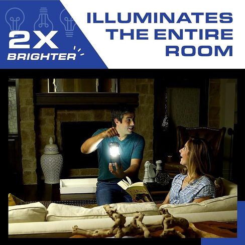 TacLight 3 Pk LED Lantern Lights - Bright Battery Powered Camping Lantern / Camping Lights for Tent, Portable Long Lasting Small Emergency Lights for Home Power Failure / Lanterns for Power Outages in Kuwait