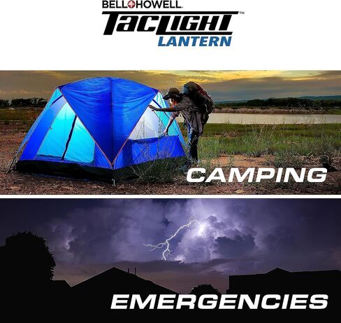 TacLight 3 Pk LED Lantern Lights - Bright Battery Powered Camping Lantern / Camping Lights for Tent, Portable Long Lasting Small Emergency Lights for Home Power Failure / Lanterns for Power Outages in Kuwait