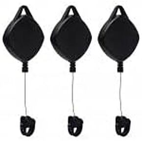 CALIDAKA VR Cable Management 3Packs Retractable Ceiling Pulley System Compatible with Oculu-s Rift S/Ps Vr/Viv E for Oculu-s Ques-t 2 VR Accessories with 360° Rotations Noise-Free