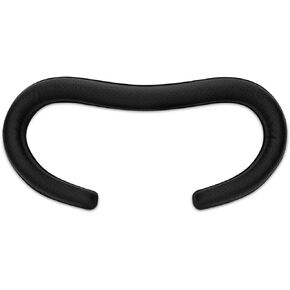 kwmobile VR Face Cushion Compatible with Oculus Rift CV1 VR Gaming - Synthetic Leather Foam Pad for VR - Black