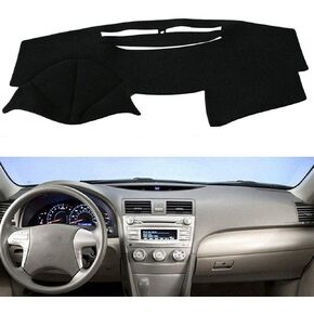 Auto Car Dashboard Dash Board Cover Mat Fit for Toyota Camry 2007-2011 (Camry 07-11, Gray)