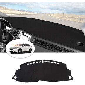 Cartist Custom Fit for Dashboard Cover Mat Honda HR-V HRV 2016-2021 2022 Accessories Flannel Dashboard Cover Nonslip Dashboard Mat Protector Sunshade No Glare