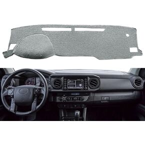 Dash Cover Mat Custom Fit for Toyota Tacoma 1998 1999 2000 2001 2002 2003 2004, Dashboard Cover Pad Carpet Protector (Black) F83