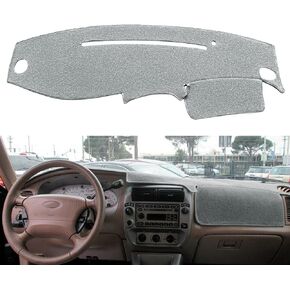 Dash Cover Mat Custom Fit for 1989-1994 Ford Ranger,1991-94 Ford Explorer,1991-94 Mazda Navajo,1989 1990 Ford Bronco II,1994 Mazda B2300 B3000 B4000,Dashboard Cover Pad Carpet (Black) J126