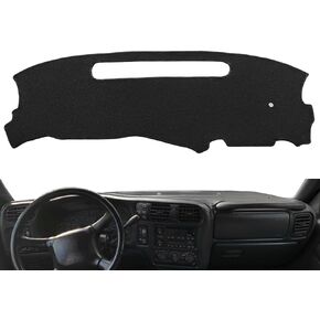 Dash Cover Custom Fit for 1998-2005 Chevy Chevrolet S10 Blazer/GMC Jimmy Sonoma Envoy/Olds Oldsmobile Bravada,Dashboard Cover Mat Carpet Pad(Black) Y39