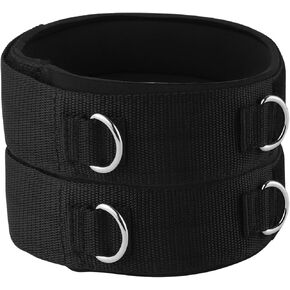 Vishusju 1 Pair Thigh Strap Neoprene Padded Fitness Legs Cuff Adjustable Strength Training Accessories Speed Exercise for Taekwondo Football Running