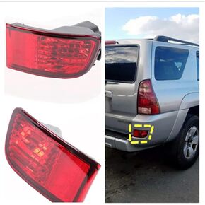 DYRDINSHOW Rear Bumper Reflector Light Lamp for Toyota 4Runner 2003 2004 2005 (Left)