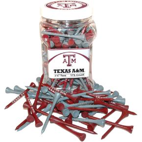 Team Golf NCAA 2-3/4" Golf Tees, 175 Pack, Regulation Size, Multi Team Colors