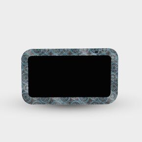 MightySkins Glossy Glitter Skin Compatible with Amazon Echo Show 5 (Gen 3) - Compass Tile | Protective, Durable High-Gloss Glitter Finish | Easy to Apply